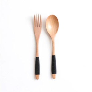 Nouveauté : Ensemble de cuillères et fourchettes à salade en bois, écologiques, ustensiles de cuisine manuels - Product Image 3
