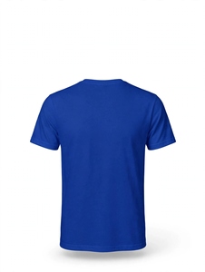 Custom Heavy Cotton Graphic Printed <b>Mens</b> T Shirt Vintage Royal <b>Blue</b> Bright Streetwear Toxic Print Casual Crew Neck Short Slim - Product Image 3