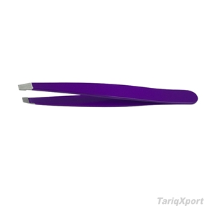 Pinzas Profesionales de Acero Inoxidable para Cejas, Punta Inclinada de Precisión, Marca Privada, Pinzas para Pestañas con Logotipo Personalizado, Herramienta de Belleza - Product Image 3