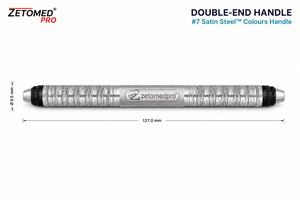 Premium Double-End #7 Satin Steel Colours Dental Handle Medical Grade Stainless Steel Zetomed Pro - Product Image 4