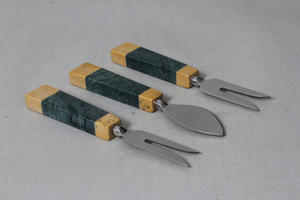 <b>Kitchen</b> Cooking <b>Tools</b> Stainless Steel Cheese Set Cheese <b>Gadgets</b> Set Resin Handle Home <b>Kitchen</b> Gold Cheese Knife Set - Product Image 3