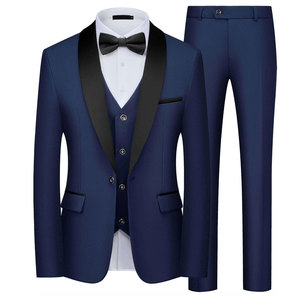 Trajes de Esmoquin para Hombre de Alta Calidad, Conjunto de Traje Formal, Corte Clásico, Diseño Elegante, Precio al por Mayor, Talla y Color Personalizables - Product Image 1