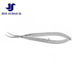 Pince de microchirurgie corneale manuelle, ensemble d'instruments, 4 3/4 pouces, mécanisme à action croisée, précision 0,1 mm, 1x2 dents, 5,0 mm pour la ligature - Product Image 5