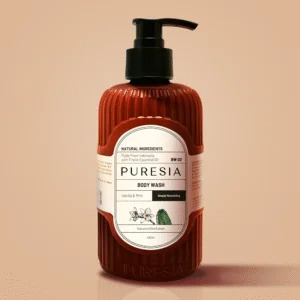 Gel Douche Puresia Vanille Menthe 400ml Nourrissant en Profondeur Peaux Sensibles Certifié BPOM Certifié Halal Hydratant pour Femmes - Product Image 5