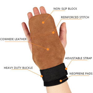 Accesorios de Gimnasio, Agarre de Alta Calidad para Levantamiento de Pesas, Entrenamiento, Soporte para Manos, Protector de Palmas - Product Image 3