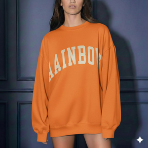 Pull-over en molleton réversible à col montant et manches longues pour femme, sweat-shirt écologique à col montant pour femme - Product Image 1