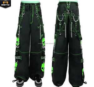 Pantalon homme personnalisé vintage 100% coton molletonné, coupe évasée, avec braguette zippée, délavé à la pierre, respirant, style streetwear décontracté, hiver - Product Image 4