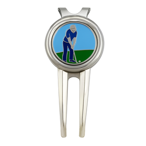 Outil de réparation de divots et marqueur de balle imperméables en métal, portables, personnalisables avec logo d'équipe de golf, pour cadeaux souvenirs - Product Image 5