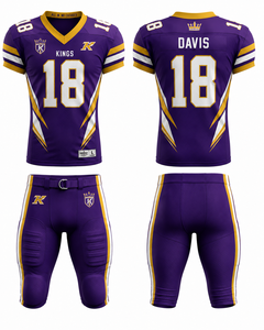 Camiseta de Fútbol Americano Personalizada para Hombre, Talla Grande, Uniforme de Equipo Personalizado, Manga Corta, Cuello en V, Malla 100% Poliéster en la Parte Delantera - Product Image 5
