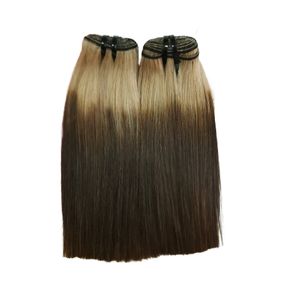 Precio de fábrica 100% Remy Extensiones de cabello humano vietnamita Ombre Color Super Doble dibujado Cabello vietnamita crudo - Product Image 6