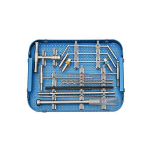 Kit chirurgical orthopédique complet DHS DCS en acier, prix usine, outils de chirurgie osseuse réutilisables, certifié CE, pour la fixation des fractures - Product Image 4