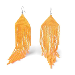 Pendientes Bordados a Mano con Cuentas, Joyería Bordada Personalizada, Diseño de Regalo Único y Personalizado por MD HANDICRAFTS - Product Image 2