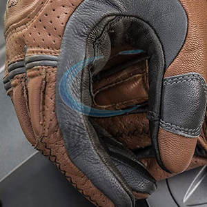 Gants de moto en cuir de haute qualité pour hommes - Gants de course tout-terrain à doigts entiers avec design respirant et antidérapant, tailles personnalisables - Product Image 3