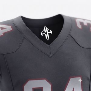 Nuevo Diseño de Uniforme de Fútbol Americano Sublimado, Cuello en V, Manga Corta, 100% Poliéster, Calidad Premium para Hombre - Product Image 6