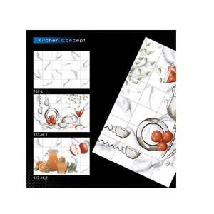 Suministro de fábrica, azulejos de pared de cerámica digitales personalizados de 250mm X 375mm con aspecto de madera, acabado perfecto para cocina, baño, ladrillo refractario - Product Image 6