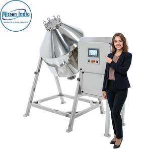 Mezcladora Industrial Vertical de Acero Inoxidable Micron India, Máquina Mezcladora de Polvo de Alta Capacidad para Procesamiento de Alimentos y Productos Químicos, 440V - Product Image 5