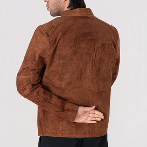 Freddie <b>Men</b>’s Brown Vinatge <b>Leather</b> <b>Jacket</b> - <b>Jacket</b> Brown - Product Image 4