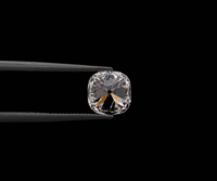 Diamant de laboratoire 3.0 CT, couleur D, taille coussin, coupe Old Mine, E-F VVS2, certifié IGI, percé au laser, marque OM GEMS pour bijoux