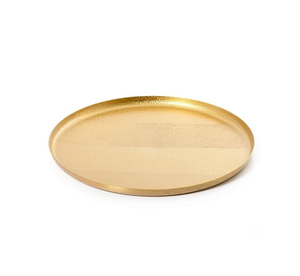 Bandeja de Metal Dorada de Lujo para Mesa, Especial para Ramadán, Bandeja para Servir Alimentos en Fiestas Iftar, Bandeja de Metal para Servir Dátiles, para Restaurantes, Hoteles y Hogares - Product Image 5