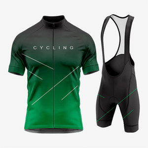 Vêtements de cyclisme grande taille en gros, respirants, coupe-vent, séchage rapide, pour hommes, avec bretelles, services OEM, 100% polyester - Product Image 4