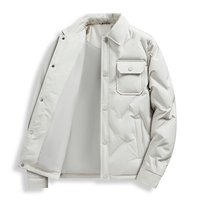 Blouson matelassé à capuche bleu clair pour homme, coupe-vent, décontracté, fermeture éclair, coupe régulière, couleur unie, écologique, haute qualité