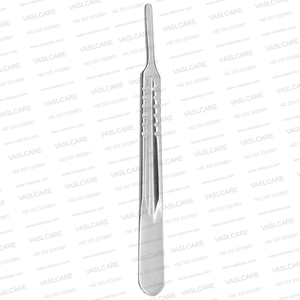 # 4 mangores de bisturí de 5-1/4 pulgadas (13.5 cm), mango de bisturí quirúrgico de acero inoxidable para hojas Bard-Parker n.º 20-25 Vaslcare - Product Image 2
