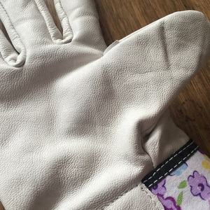 Leather Gardening <b>Gloves</b> Unisex Printed <b>Gloves</b> for Digging Planting Weeding Farming Nail Finger Protection Landscaping <b>Gloves</b> - Product Image 5