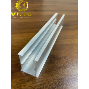 Profilé en aluminium AL6005-T6 pour système de montage de panneaux solaires sur toiture métallique, vente en gros - Product Image 1
