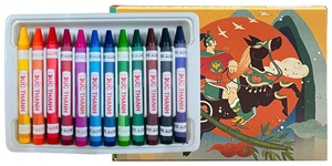 Peintures et crayons pour bébés, 12 couleurs, lavables, sans danger pour la peau, non toxiques, fournitures artistiques pour tout-petits, commande en gros, e-commerce B2B, export - Product Image 6