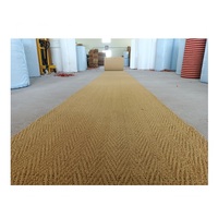 Tapis en fibre de coco naturelle de haute qualité, fait main, motif chevrons, épaisseur 8 mm, pour escaliers, allées, couloirs résidentiels, style moderne