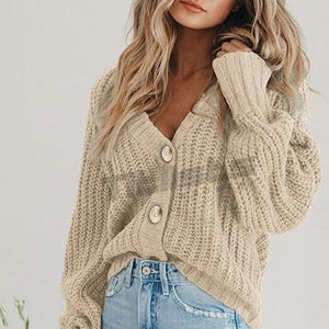 Cárdigan Clásico de Manga Larga para Mujer, con un Estilo Refinado para el Día a Día, Cárdigan de Moda Atemporal para Mujer - Product Image 3