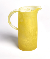 Carafe à eau en résine noire moderne, solide et durable, avec poignée, écologique, compatible lave-vaisselle et micro-ondes, pour la maison, les fêtes et le camping