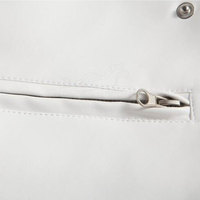 Blouson en similicuir blanc asymétrique à fermeture éclair, col à revers, coupe ajustée pour homme, personnalisable, style sportif inspiré des motards
