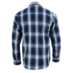 เสื้อเชิ้ตผ้าแฟลนเนลผู้ชายแบบสั่งทำใหม่ขายส่ง 100% ผ้าฝ้าย ไซส์ใหญ่ แขนยาว หลายสี ปรับแต่งโลโก้ได้ - Product Image 2