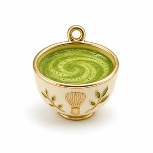 Pendentif Matcha 3D en forme de tasse de latte glacé avec crème fouettée, breloques mignonnes pour boissons, pour porte-clés et bracelets DIY - Product Image 6