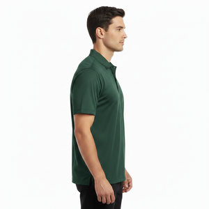220 GSM Cotton Fabric Solid Color Polo Shirt Men <b>Classic</b> Collar Shirt Breathable Custom OEM Wholesale Factory Made Shirt - Product Image 3