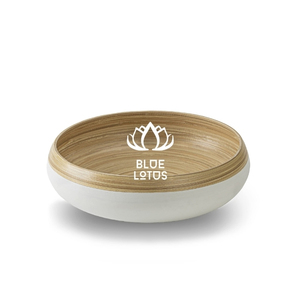 SUPERIOR MATERIAL Bamboo Bowl Eco Friendly Clean Safe Tableware for Serving Meals, Fruit and Desserts with Bamboo Material B2B - Product Image 1