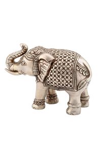 Antique Finish Metal Elephant Statue For Modern Interior <b>Decoration</b> Shelf Styling And Elegant Center <b>Table</b> Display - Product Image 6