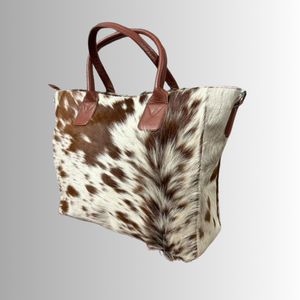 Sacs à main de luxe en cuir de vachette fait main avec poils, fournisseur OEM en gros, logo personnalisé, qualité export à prix raisonnable - Product Image 3