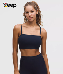 เสื้อชั้นในกีฬาโยคะคุณภาพสูงสำหรับผู้หญิง XEEP รุ่น XC-SB-184 แบบเรียบง่าย ระบายอากาศได้ดี สายปรับได้ แผ่นรองถอดออกได้ รองรับได้ดีเยี่ยม แห้งเร็ว - Product Image 1