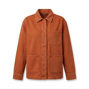 Veste en jean boyfriend pour femme, denim délavé, pour marques de streetwear, marque privée, approvisionnement en gros - Product Image 5