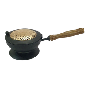 Antique Copper Alloy Bronze Finish Metal Incense Burner & Stick Holder Therapeutic Use Natural Indian <b>Home</b> Decor - Product Image 5
