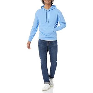 Envío Gratis, Sudaderas con Capucha para Hombre, Diseño con Logotipo Estampado, 50% Algodón, 50% Poliéster, Forro Polar, Color Liso, Servicio OEM - Product Image 2