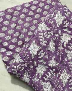 Tissu en coton 100% respirant, imprimé à la main, artisanal, héritage traditionnel de Jaipur, respectueux de l'environnement, imprimé au bloc - Product Image 4