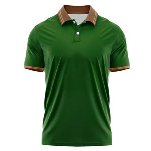 Camiseta Polo Personalizada para Hombre con Cuello en Contraste, Tela Suave y Transpirable, Suministro de Fábrica para Marca, Uniforme de Equipo, Ropa Casual y de Golf - Product Image 4