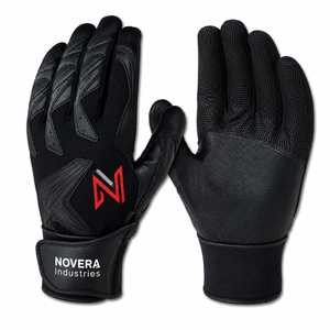 Premium Leather Baseball Softball Batting Gloves Custom Logo OEM ODM Manufacturer Factory Wholesale Supply Lightweight - Product Image 4