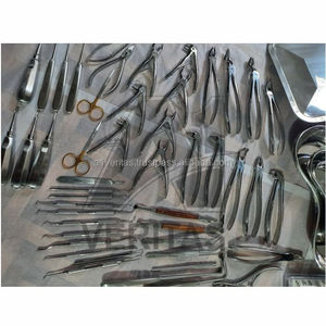 ชุดเครื่องมือทันตกรรมสแตนเลสเกรดพรีเมียม A-1 VERITAS ชุดอุปกรณ์ผ่าตัดและตรวจวินิจฉัยทางคลินิกแบบใช้ซ้ำได้ สำหรับโรงพยาบาล ผลิตตามมาตรฐาน OEM - Product Image 1