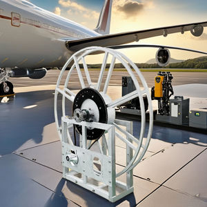 Carrete de manguera de envoltura única de aviación de 2 "Natural de aluminio, equipo de servicio de gasolina, voltaje de funcionamiento de 12V, 500W, fabricado en Vietnam - Product Image 1