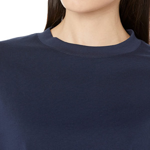 T-shirts vierges grande taille de haute qualité en coton et polyester mélangés, personnalisables avec logo imprimé, décontractés et doux pour femmes - Product Image 3