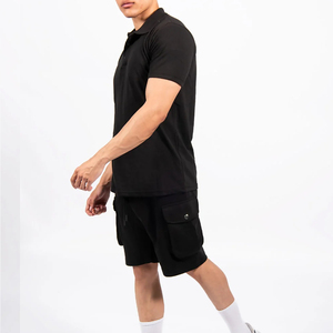 Conjuntos Cortos de Primera Calidad para Hombre, Camisetas y Pantalones Cortos a la Moda, Camiseta con Pantalones Cortos a Juego, 100% Algodón Transpirable - Product Image 5
